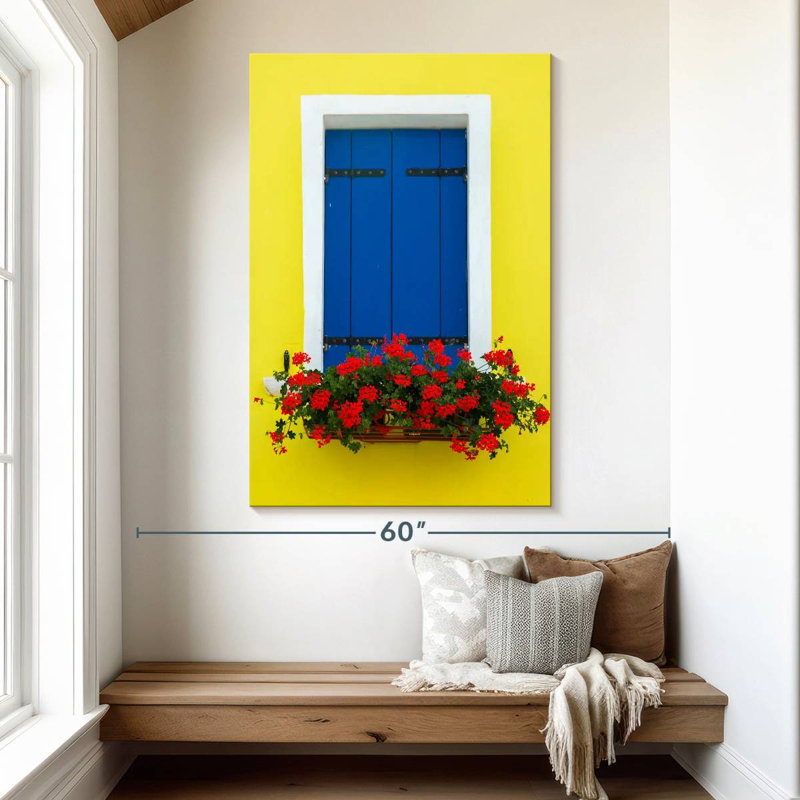 Lilie Blue Window Shutters, 51" H x 34" W