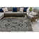 Tapis d'intérieur / extérieur gris Kaed
