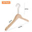 Cintres en bois intégrés - Système de garde-robe No Mark-544925442