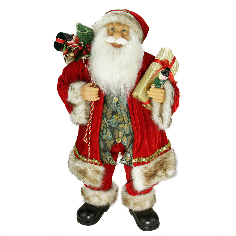 Père Noël, H 36 po x l 18,5 po x P 10 po