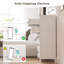 Commode 5 tiroirs pour chambre à coucher, commode de 42 po de hauteur avec poignées dorées, armoire de rangement moderne en bois pour le salon et le placard, noir-1981208768