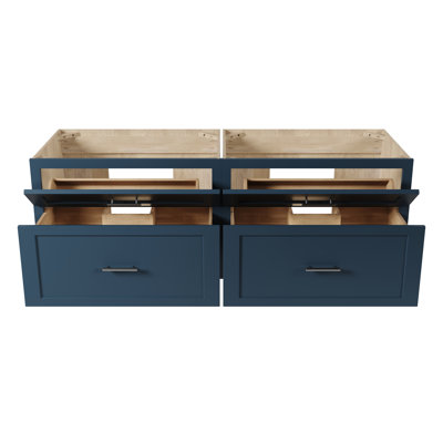 Meuble-lavabo mural flottant double 60 po Disar