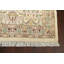 Tapis beige / ivoire noué à la main de conception unique 3 pi 1 po x 5 pi New Age
