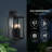  Heracles 4-Light 17.3'' H Outdoor Iron Wall Lantern with Dusk to Dawn Sensor