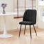 150Cm Table With 6 Modern Cool Colour Upholstered Dining Chairs-232202643