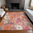 Machine Washable Indoor/Outdoor Claudian ACN1507 Blush Rug-109534719