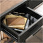 Bureau en L, finition brune
