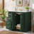 36'' Bathroom Vanity with Ceramic Sink Combo, Solid Wood Frame Bathroom Storage Cabinet, Freestanding Vanity Set with 3 Drawers& Soft Closing Doors