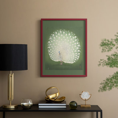 «Vintage Animal Print», impression encadrée en bois massif