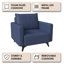 Fauteuil d'appoint en cuir Lapathos-480873137