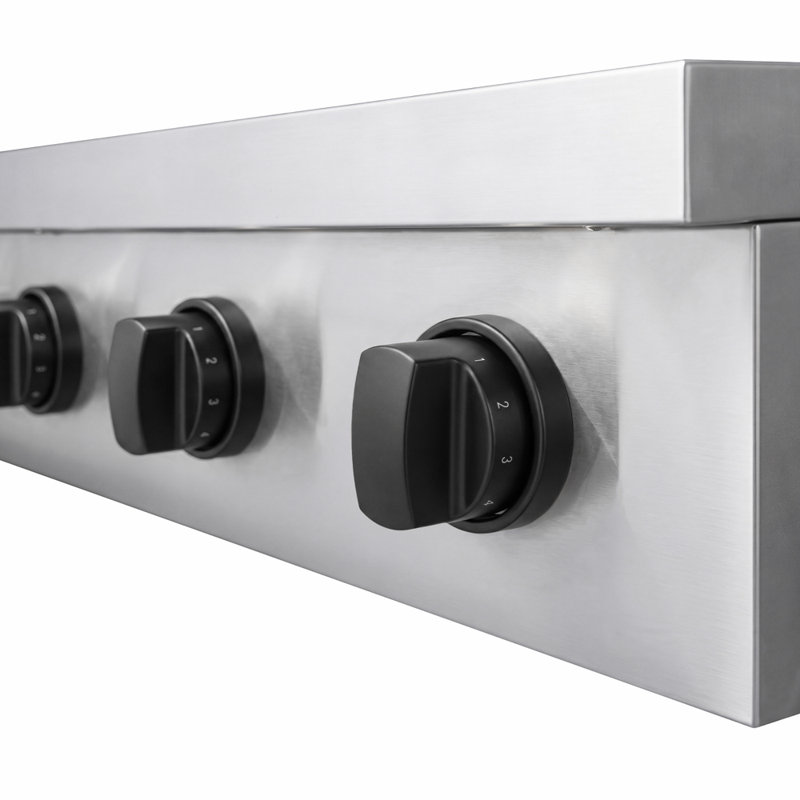 ZLINE Autograph 36 in. Paramount Induction Rangetop with 5 Element Cooktop and Black Accents, Matte Black