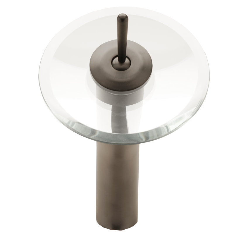 Vessel Sink Faucet Single-handle Bathroom Faucet, Oil Rubbed Bronze/Clear
