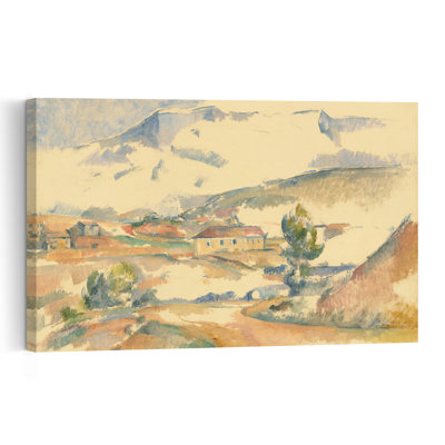 Montagne Sainte-Victoire, près de Gardanne, C.1887 Architecture contemporaine Paysage Wall Art Print