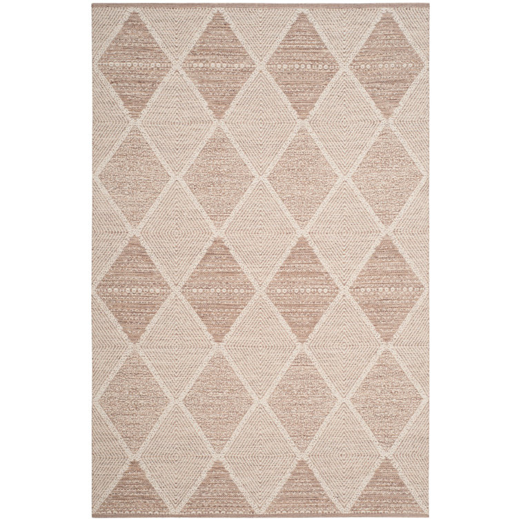 Annia Hand Woven Cotton Geometric Rug