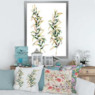 Branches d'automne - Peinture sur toile
