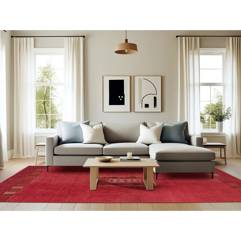 Tapis abstrait moderne 5424, Rectangle 6 pi x 9 pi