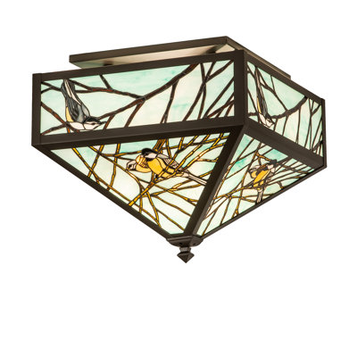 Rustic Lodge 4 - Light Flush Mount