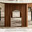 Simple Slab Rock Ash Oval Dining Table