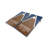 Half and Half Dark Walnut Triangle Custom 10 Piece Cornhole Set