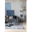 Frills Wool Striped Area Rug in Blue/Gray