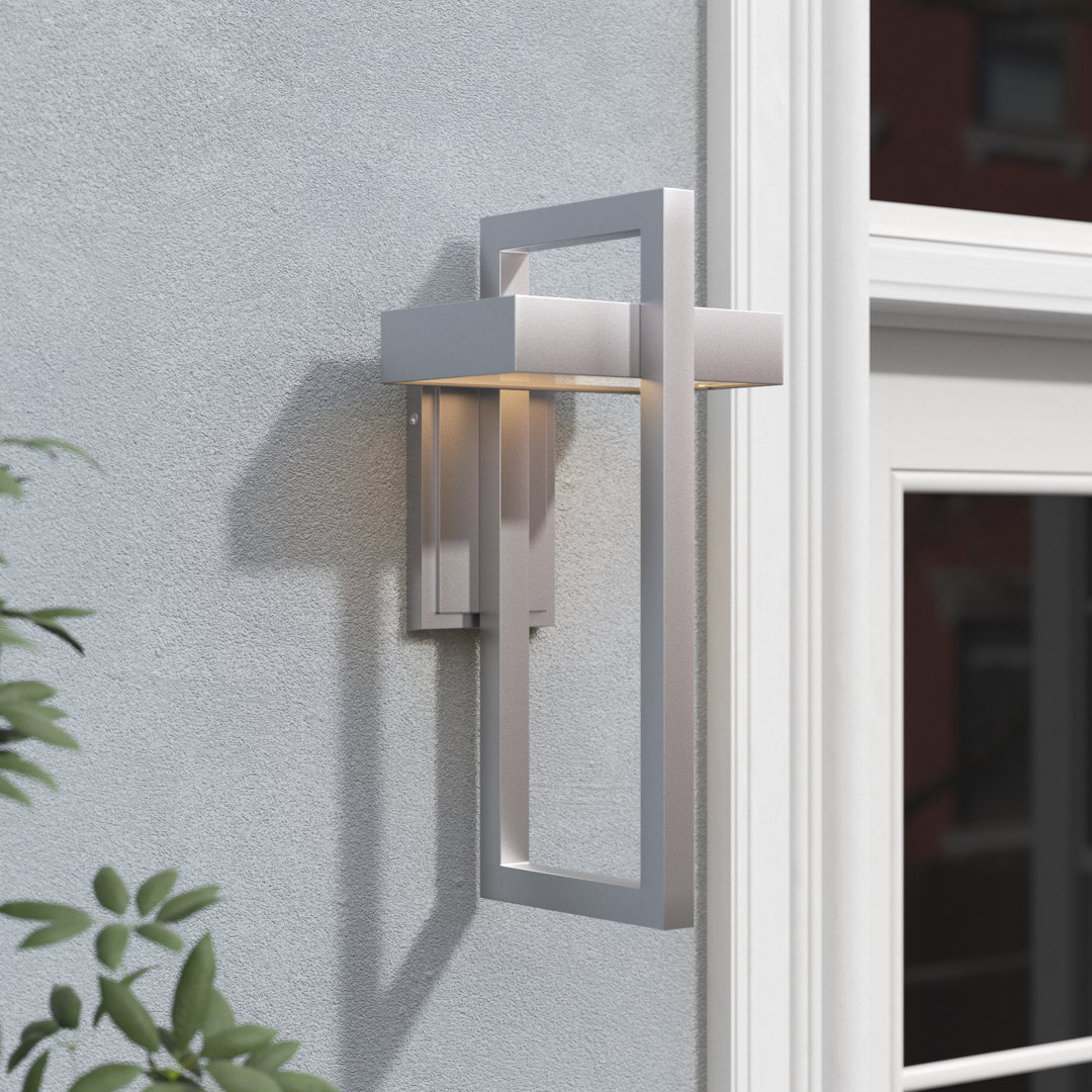 Giddens 1 - Bulb Integrated LED Outdoor Flush Mount Wade Logan® 