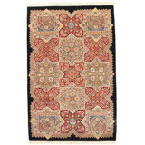Tabriz Wool Southwestern Area Rug in Red/Cream