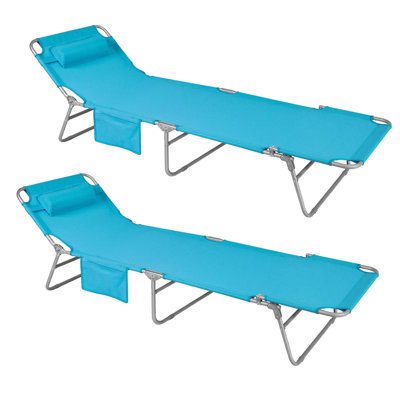 Flanderson 195cm Long Reclining Chaise Lounge Set