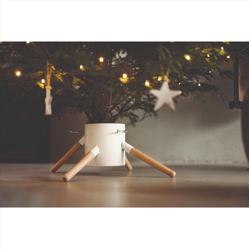 Support pour sapin de Noël en métal/bois Tree Nest de 3 m (10 pi).