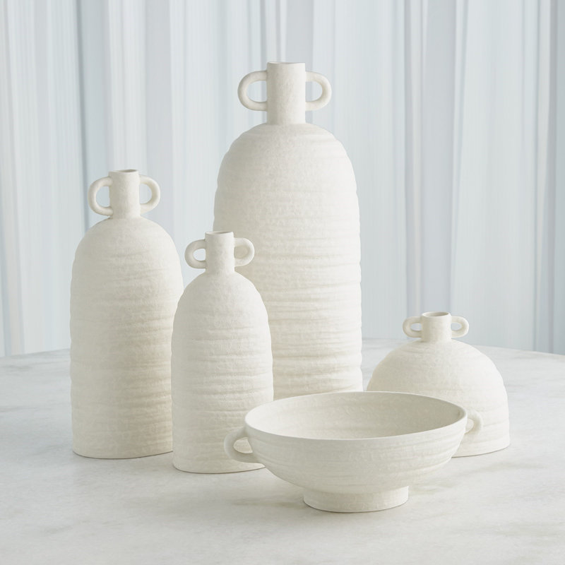 Sahara Handmade Ceramic Table Vase, 19.75" H x 8.5" W x 6.25" D