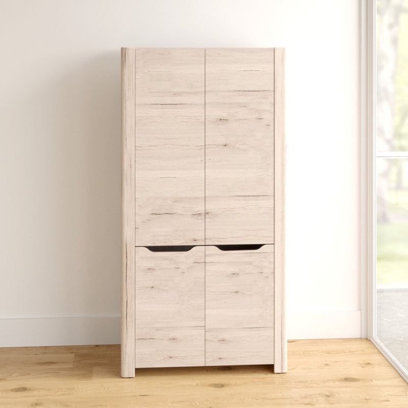 Desjo 2 Door Manufactured Wood Wardrobe