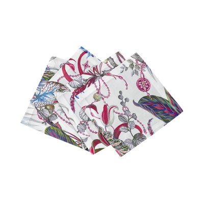 Amazonia Cotton Sateen Cocktail Napkins