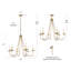 Lustre doré moderne 6 lumières Modern