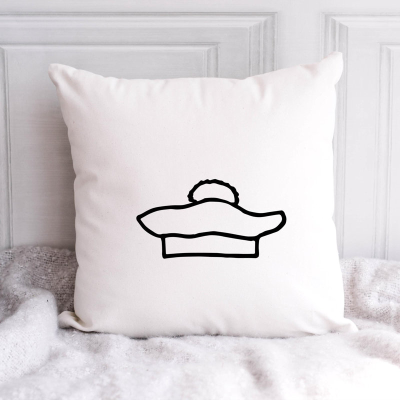 Nautical Sea Life_474 - Coussin décoratif avec coussin décoratif, H 16 po x l 16 po