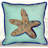 Starfish Indoor/Outdoor Throw Pillow-159742387-159742391