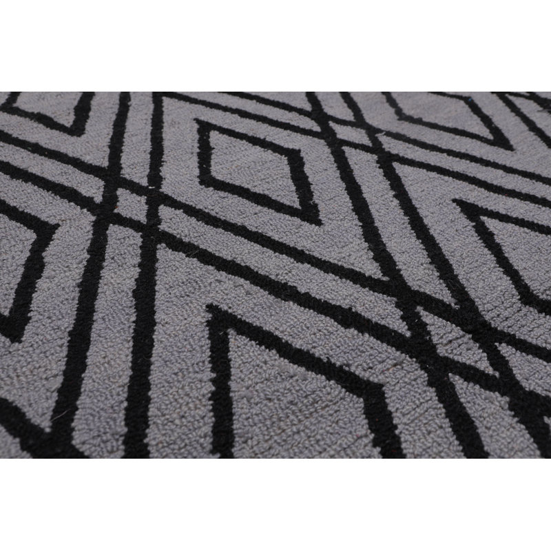 Demaria Wool Geometric Indoor Rug