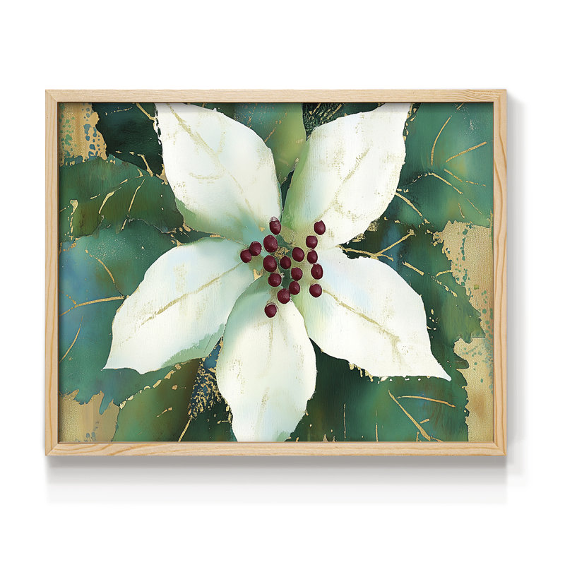 Chirstmas Art - DCLXV - Reproduction encadrée - Restickable, H 8 po x l 10 po, Naturel