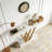 Industrial Console Table Entryway Hallway Table-813920275