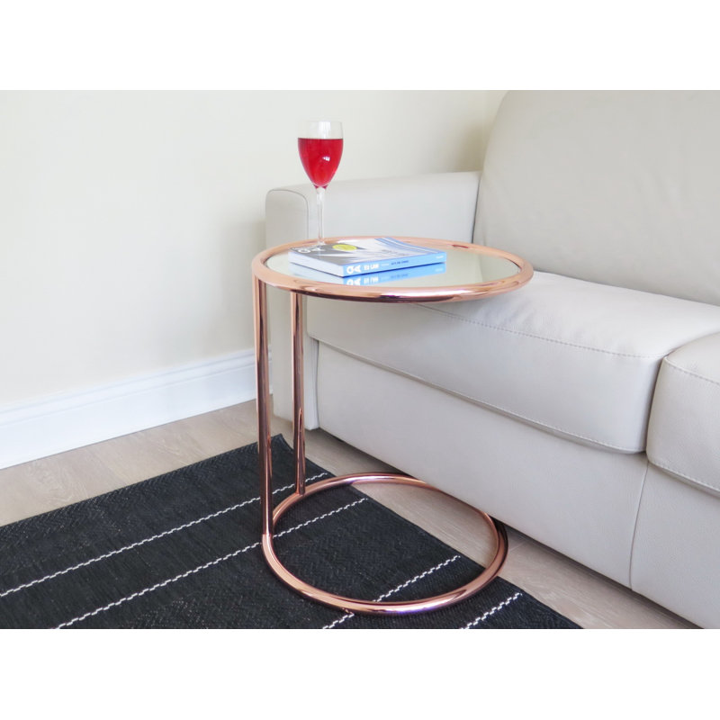 Davin C Table End Table, Copper