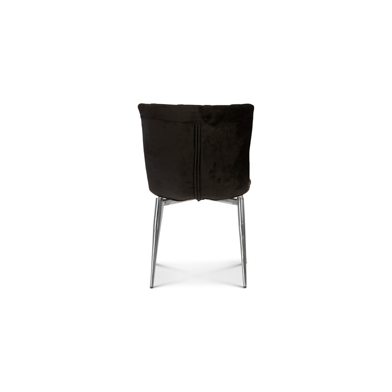 Seating Upholstered Side Chair in Black