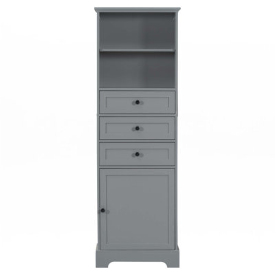 Tall Bathroom Storage Cabinet With Adjustable Shelf