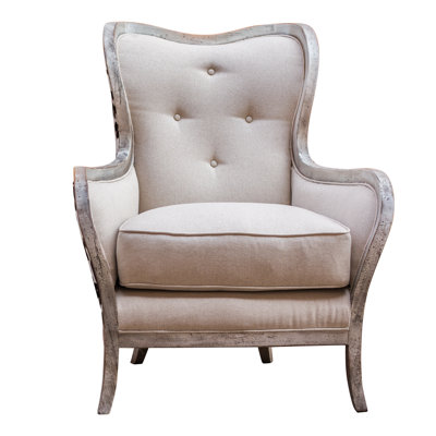 Mireya Upholstered Wingback Chair