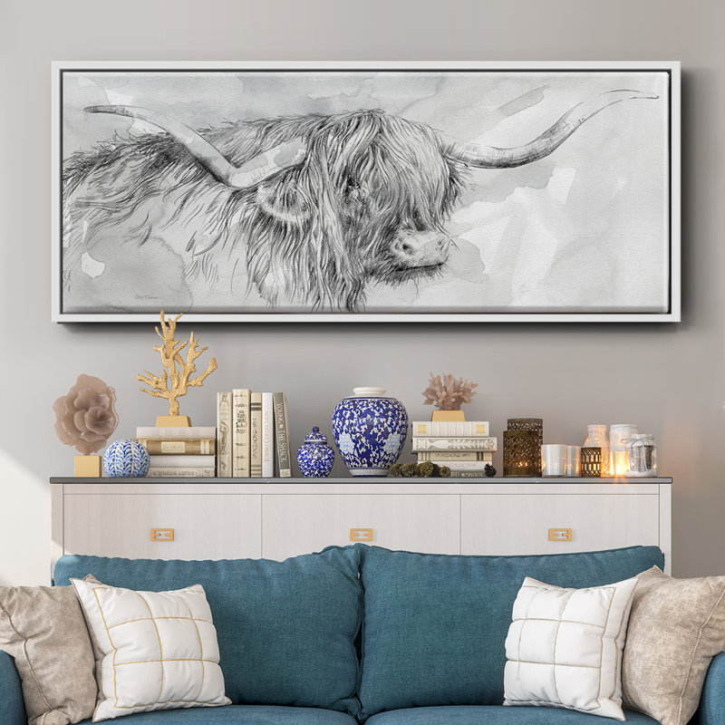 Highland Prince - toile encadrée, H 12 po x l 30 po
