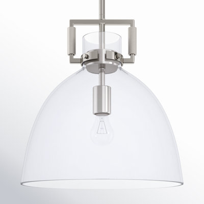 Miami Single Light Glass Dimmable Pendant