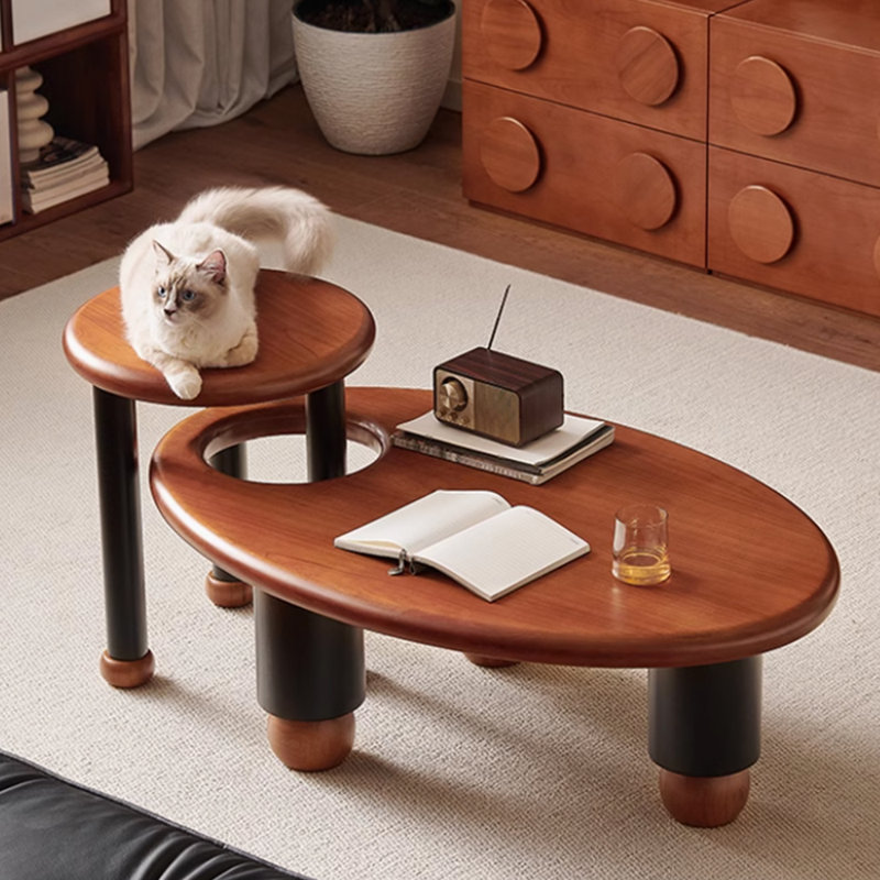 The Invincibles home Solid wood tea table with ancient style design ...