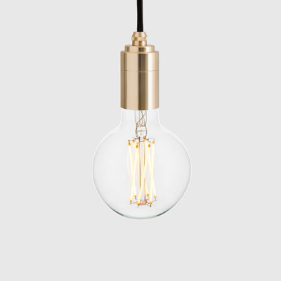 Luminaire suspendu Elva teinté en graphite