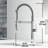 Edison Pro 20" H 1-handle Pull-Down 3-Function Sprayer Kitchen Faucet-93689082