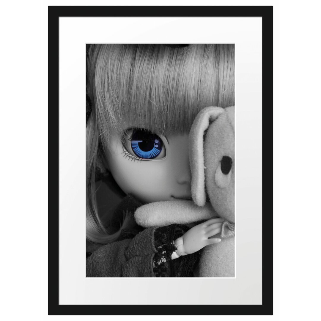 Gerahmtes Poster Rotkäppchen-Pullip