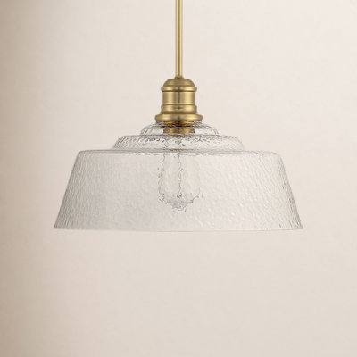 Lindholm Single Light Glass Dimmable Pendant