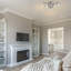 Juni Ring Built-in, Integrated LED Modern Ceiling Flush Light - Matt Nickel, 3,000K Neutral white-724042113