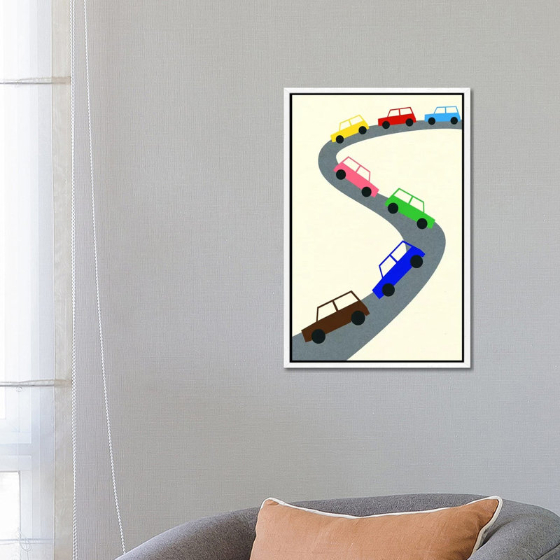Traffic by Rosi Feist - Gallery-Wrapped Canvas Giclée on Canvas, White Floated Frame, 66.04 cm H x 45.72 cm W
